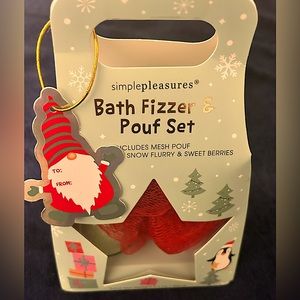 Simplepleasures Bath Fizzer & Pouf Set